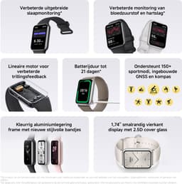 Xiaomi Smart Band 9 Pro – 1.74 Inch AMOLED – 150 Sportmodi – Crèmewit — thumbnail 7