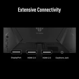 ASUS TUF Gaming VG27AQE5A - QHD Fast IPS Gaming Monitor - G-Sync Compatible - 90% DCI-P3 - 120% sRGB - 0.3ms - 165hz - 27 inch — thumbnail 13