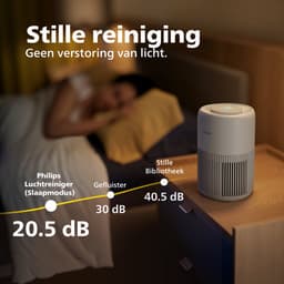 Philips PureProtect 900 Series - Luchtreiniger - CADR 250m3/u - Ruimtes tot 65m2 - 2 laags HEPA filtratie - Stille Reiniging - Compact - Beige - AC0921/14 — thumbnail 5