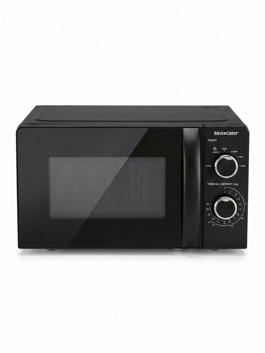 SILVERCREST® KITCHEN TOOLS Magnetron 700 W - 6 Standen - 17 L Inhoud - Voor opwarmen en ontdooien - 30 minuten timer met kookeinde signaal - Intuïtieve bediening met draaiknoppen — afbeelding 1