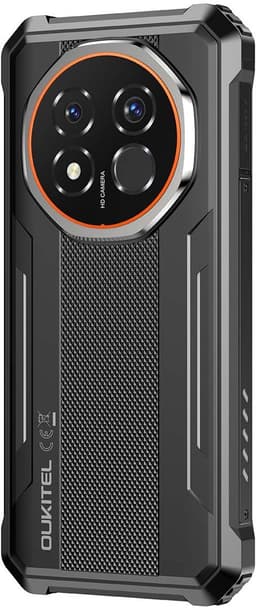 Rugged Smartphone - OUKITEL G6 - 2026 nieuw telefoon - 16GB RAM - 128GB ROM - 6,52 inch - 10600 mAh - Android 16 - IP68/IP69K Outdoor telefoon - NFC GPS - Zwart — thumbnail 14