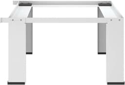 Wasmachine Onderstel - Droger Platform - Huishoudelijk Werk - Stabiel Staal - 64 x 55 x 325 cm - Wit — thumbnail 4