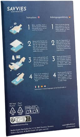 Savvies - Screenprotector voor Philips Airfryer HD9880/90 - Folie Beschermfolie transparant 18 Stuks — thumbnail 6