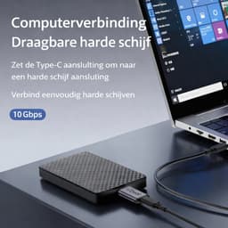 Aventrix USB-C naar Micro USB 3.0 Adapter – 10Gbps – Voor Externe Harde Schijf HDD/SSD – Verloopstekker – Geschikt voor Externe Harde Schijf / Seagate / WD / My Passport / Laptop / MacBook / Tablet — thumbnail 7