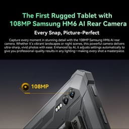 Blackview Active 10 pro Robuste Tablette 5G - 36GB RAM - 512GB ROM - 11 inch 180Hz - 30000 mAh 55W - 108MP+50MP Camera - 20MP Nachtzicht - GPS NFC - Zwart — thumbnail 9