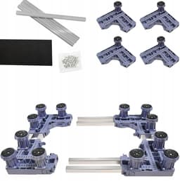 Wasmachine Standaard - Wasmachine Verhoger - Wasmachine Opbouwmeubel - 500kg Draagvermogen & 12 Poten - 3D Verstelbaar (45-68cm) - Anti-slip & Geluiddempend - Voor Wasmachine, Koelkast & Vriezer — thumbnail 7
