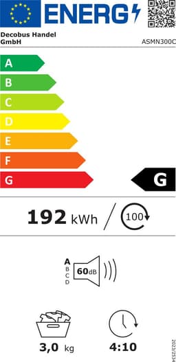 Afvoerdroger - Wanddroogkast met UV Sterilisatie en 6 Programma's - 3 kg Capaciteit - Grijs — thumbnail 2