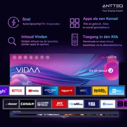 ANTTEQ AV42F3 Smart TV – 42 inch (106 cm) – Full HD – WiFi – Triple Tuner – VIDAA — thumbnail 3