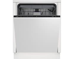 Beko BDIN36450 - Inbouwvaatwasser - 14 couverts - B label - 44 dB - Bestekmand - Volledig geïntegreerd - RVS - Stil - 10,9 liter water per cyclus