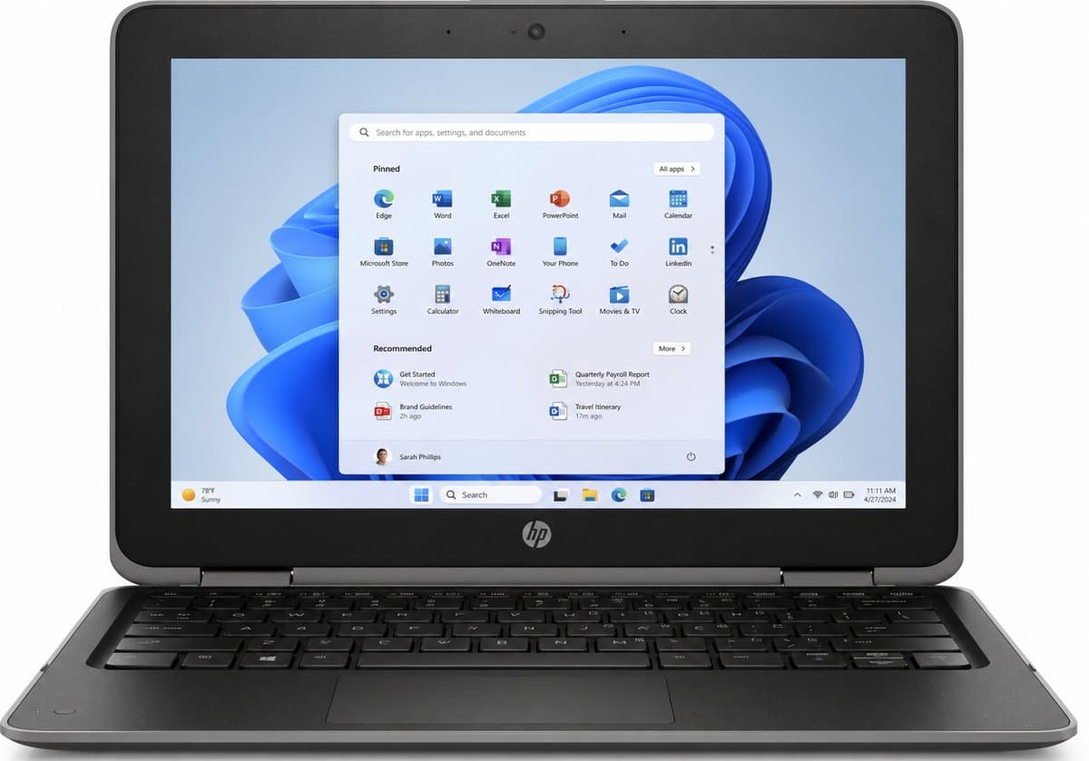 HP ProBook x360 11 G3 EE - 2-in-1 Laptop met Touchscreen - Ideaal voor Studie & Thuisgebruik - 11.6 inch - 256GB SSD - Windows 11 — afbeelding 1