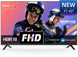 CHiQ L40FT - Smart TV 40 Inch - Full HD - Google TV - Randloos Metal Design - Dolby Audio - Nieuw — thumbnail 1