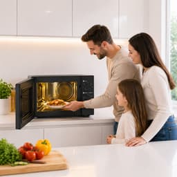 Heinner HMW-MD20MBK - Solo Magnetron Vrijstaand 20 Liter - 700W met 5 Vermogensstanden - Ontdooifunctie & Timer 35 Min - Mechanische Bediening - Zwart — thumbnail 9