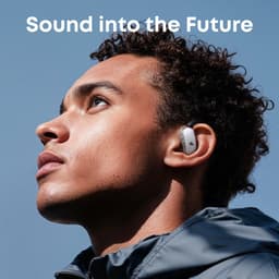 Soundcore V40i by Anker, open-ear hoofdtelefoon, kristalhelder ontwerp, 4 verstelbare standen voor een goede pasvorm in elk oor, 2x diepere bas, IP55, 21 uur afspeeltijd, duidelijke AI-gesprekken, Bluetooth 5.4, app-bediening — thumbnail 5