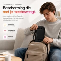 Case Geschikt voor Nintendo Switch 2 - Met opbergvak voor 12 games - Hoesje Geschikt voor Switch 2 - Waterdicht en schokbestendig - Zwart — thumbnail 2