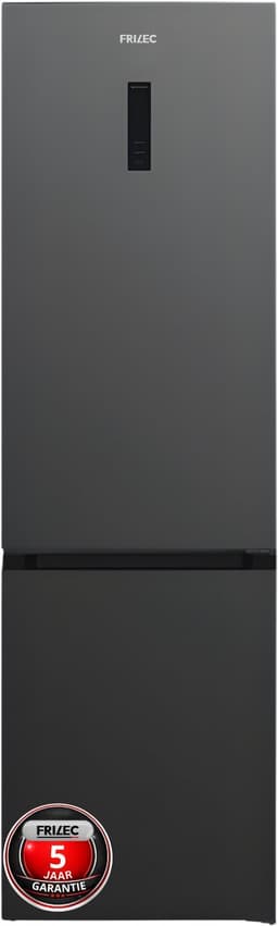 BONN388-NFD-040ADG - Koelvriescombinatie - Zuinig A-Label - 201 cm Hoog - Display - Fast Freeze - Multiflow - 5 Jaar Garantie - 377L - No Frost - Dark Grey — thumbnail 1