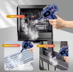 Draadloze Auto Stofzuiger - Huishoudapparatuur Bank Kantoor -kruimeldief - blazer - Krachtige Huishoudelijke Reinigingsmachine - Mini Vacuüm Tapijtreiniger — thumbnail 5