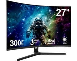 YOR® Gaming Monitor 240hz - Gaming Monitor - Zwart - 18cm x 62cm x 45cm