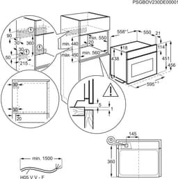 AEG TK8NK721T - Series 8000 - Inbouwoven met magnetron - 44 l - 3000 W - Zwart — thumbnail 13