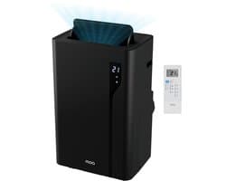 MOA Mobiele Airco - 12.000 BTU - 3-in-1 - Met Afstandbediening - Tot 35m² - Airconditioner met Ontvochtigingsfunctie - Raamafdichtingskit - Zwart
