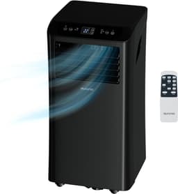 Auronic Mobiele Airco - 10.000 BTU - 4-in-1 - Airconditioning met 2 Raamafdichtingskits - Ventilator - Ontvochtiger - Tot 25m² - Zwart — thumbnail 1
