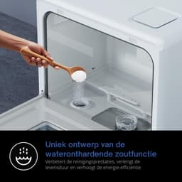 Core® Mini Vaatwasser - Vaatwasser - Tafelvaatwasser - 5 Liter Watertank -Wit- 36cm x 55cm x 50cm — thumbnail 9