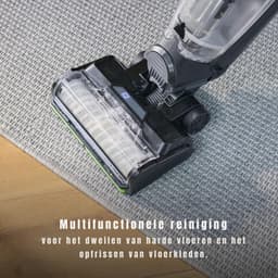 SAVI® Steelstofzuiger met snoer - Steelstofzuiger - Stofzuiger - Grijs /Groen- ‎25cm x 27cm x 112cm — thumbnail 2