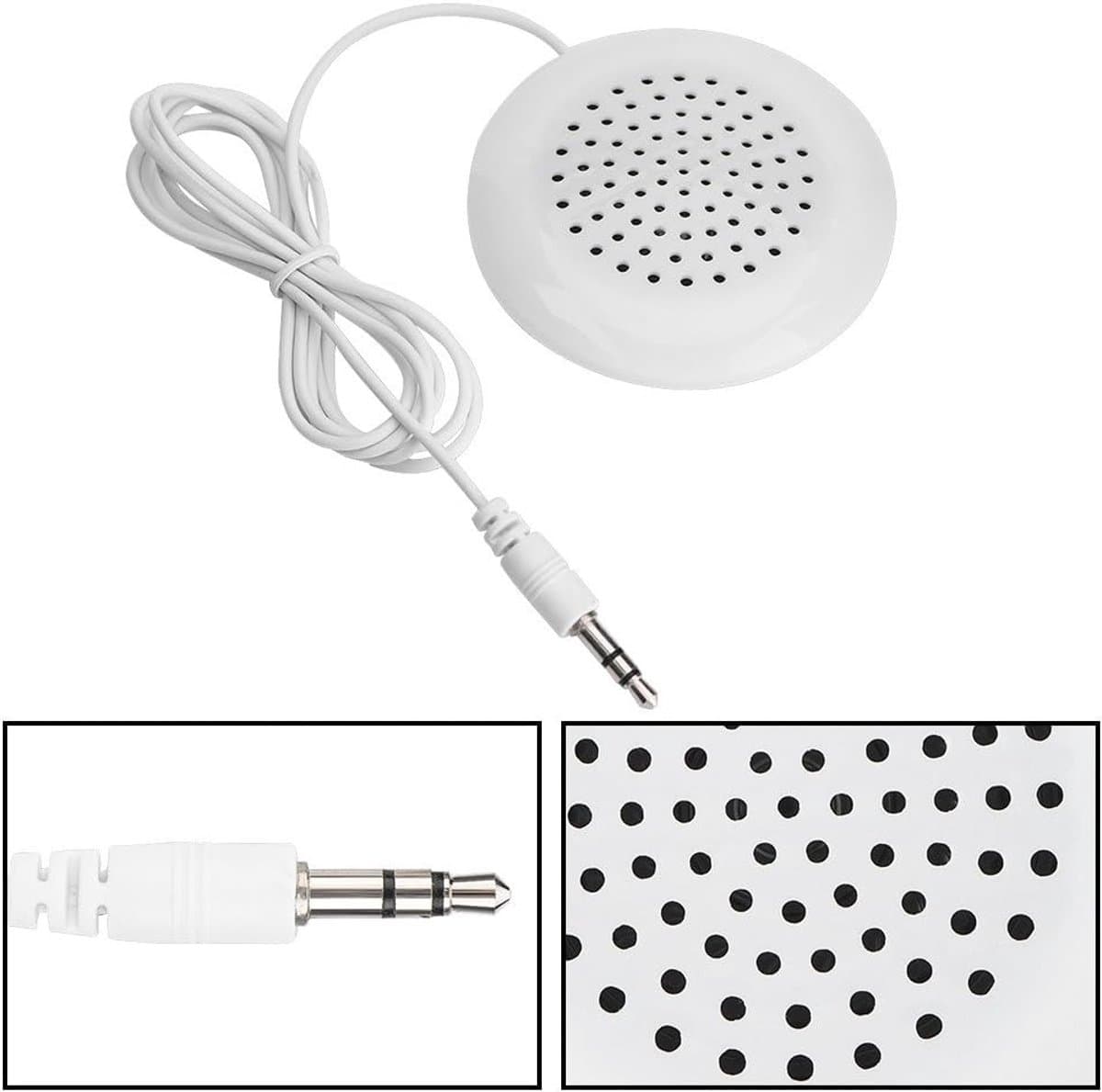 Kussen Speakers Voor Slapen Mini Speaker Bluetooth Wit Abs Nieuwe Diy Kussen Speaker 3.5Mm Mini Stereo Speaker Voor Mp3 Telefoon Draagbare Cd — afbeelding 1