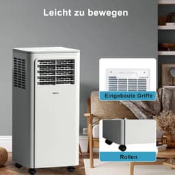 Shinco Mobiele Airco - Draagbare Airco - Portable Airco - Verrijdbare Airco - 7000 BTU - Koeling Ventileren Ontvochtigen tot 54m3 — thumbnail 4