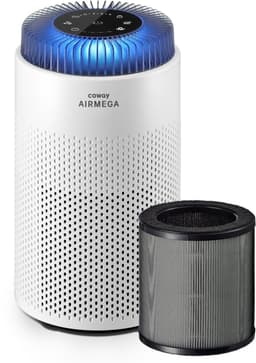 Coway Airmega 50 Luchtreiniger - Air Purifier – 120 m³/u - HEPA filter + koolstoffilter - Verwijdert tot 99,97% van fijne en ultrafijne deeltjes - Tegen stof, pollen, allergenen en geuren - Fluisterstil (18 dB) - ECARF gecertificeerd — thumbnail 1