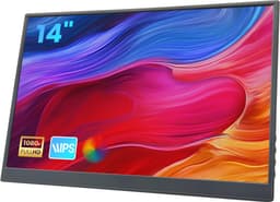 HDeye 14" Draagbare Monitor – 100% sRGB, 1920x1200 IPS, 400cd/m², Dual USB-C, Ultra-Slim 0,56kg – Voor Laptop & Telefoon — thumbnail 9