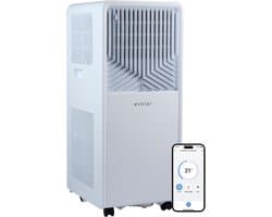 Evolar Mobiele Airco - 12000 BTU - Koelen & Verwarmen - WiFi - App & Afstandsbediening - Airconditioner - met Afvoerslang - Slaapkamer, Woonkamer, Kantoor - EVO-012CHW