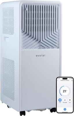 Evolar Mobiele Airco - 12000 BTU - Koelen & Verwarmen - WiFi - App & Afstandsbediening - Airconditioner - met Afvoerslang - Slaapkamer, Woonkamer, Kantoor - EVO-012CHW — thumbnail 1