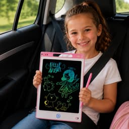 Tekenbord kinderen Kiraal - Tekentablet - LCD Tekentablet kinderen - Grafische tablet kinderen - Kindertablet Roze - 10 inch — thumbnail 5