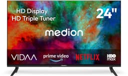 MEDION 59,8 cm (24 inch) HD-televisie (VIDAA, Smart TV, Prime Video, PVR, HD-triple-tuner, MD 824102) — thumbnail 1