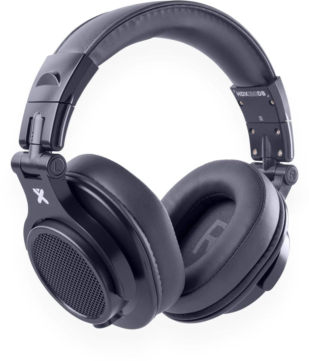 DJ koptelefoon - Vonyx HDX120DB - Over ear koptelefoon - Studio koptelefoon - Opbergtas - Donkerblauw — afbeelding 1