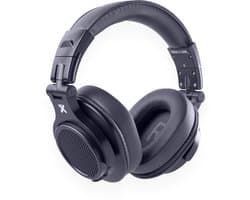DJ koptelefoon - Vonyx HDX120DB - Over ear koptelefoon - Studio koptelefoon - Opbergtas - Donkerblauw