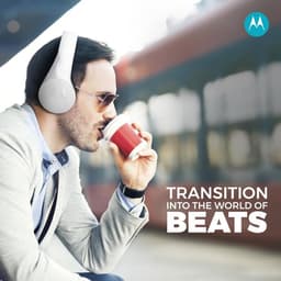 Motorola Pulse Escape - Draaloze Over-ear Bluetooth Koptelefoon - Microfoon - Waterbestendig - Wit — thumbnail 4