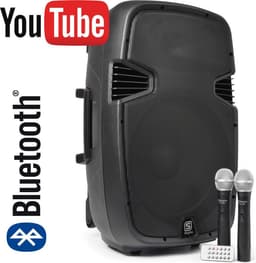 Mobiele speaker - Vonyx SPJ-PA915 Bluetooth speaker met accu en 2 draadloze microfoons — thumbnail 17