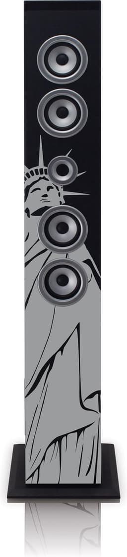 Ices IBT-6 NY Liberty - Bluetooth Speaker - USB en SD - LCD Scherm — thumbnail 1