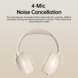 Koptelefoon- bluetooth- Actieve Ruisonderdrukking (ANC) & ENC Microfoon- 70 Uur Batterij- Comfortabele- Over-Ear — thumbnail 6