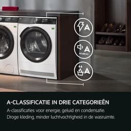 AEG TR97MUNCHEN - Warmtepompdroger - 9 kg, 60 db, 900 W, Wit — thumbnail 4