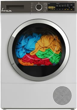Fram FHPD-V9T2A++ Wasdroger - Warmtepompdroger- 9 kg - 15 Droogprogramma's - LED display - Uitgestelde start – Kinderslot – 5 Jaar Garantie – Wit — thumbnail 3