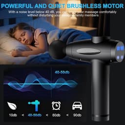 Massage Gun Professioneel - Massage Apparaat - Theragun - Zwart — thumbnail 4
