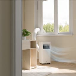 MOA Mobiele Airco - 7.000 BTU - 3-in-1 - Met Afstandbediening - Tot 22m² - Airconditioner met Ontvochtigingsfunctie - Raamafdichtingskit - Wit — thumbnail 11
