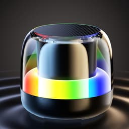 longziming -Draagbare Bluetooth - Mini-luidspreker met ademhalingslichteffecten - Perfect voor kamperen, strand en feestjes — thumbnail 4