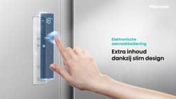 Hisense RS3P558NEFD - Amerikaanse koelkast - No-Frost - 178 cm hoog - 544 liter - Energielabel D - Invriesvermogen 12 kg/24u - Geluidsniveau 37 dB - LED Display - SuperCool - FastFreeze - Deuralarm - Inverter Compressor - Multi Airflow — thumbnail 17