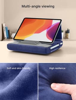 Tablet Kussen Standaard voor 4-11 inch Tablets en Smartphones - Zacht en Duurzaam — thumbnail 2