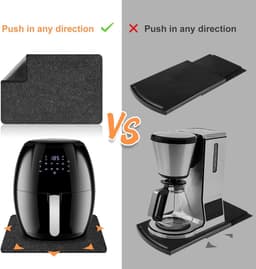 2 stuks – Airfryer hittebestendige matten – Aanrecht hittematten – Koffiezetapparaatmat – Ovenbeschermmat – 44×30 cm – Hittebestendige onderzetter – Geschikt voor airfryers en keukenbladen — thumbnail 3