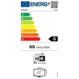 Monitor Philips 439P1/00 43" 4K Ultra HD LED — thumbnail 2