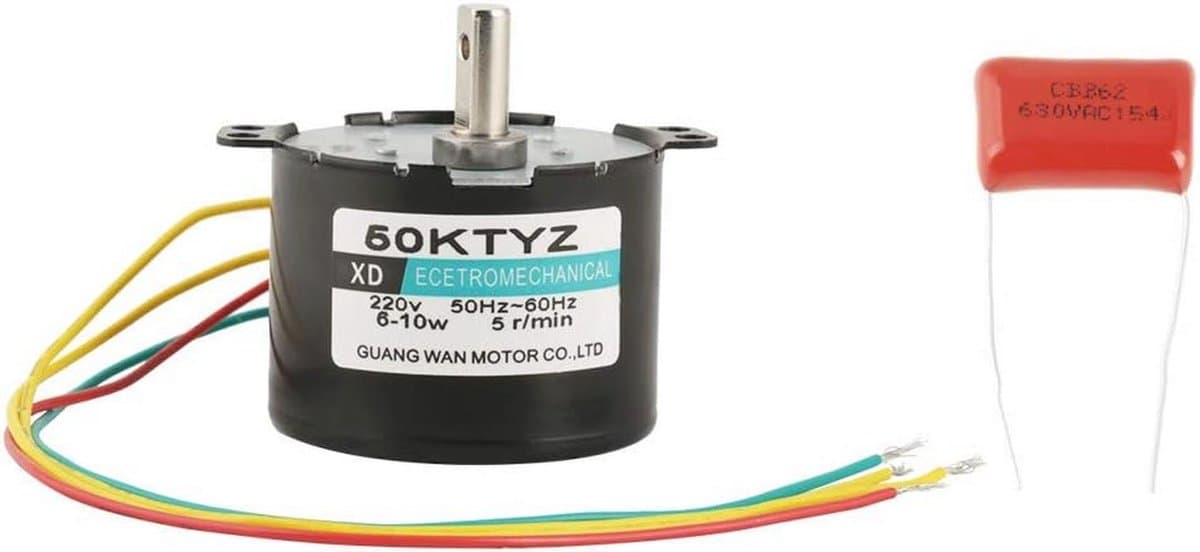 Lage Snelheid Synchrone Motor 5-50 RPM voor Industriële Toepassingen en Vaatwassers — afbeelding 1